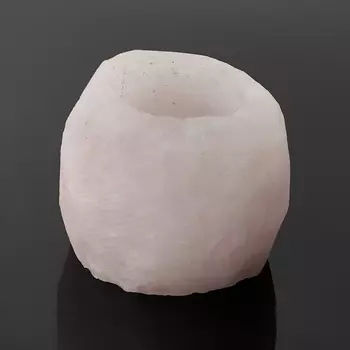 Подсвечник розовый кварц 7х5 см