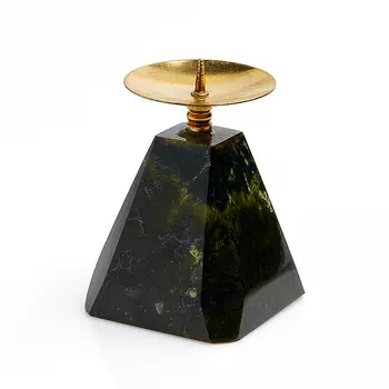 Подсвечник змеевик 6х4х4 см