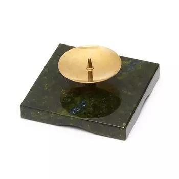 Подсвечник змеевик 6х6 см