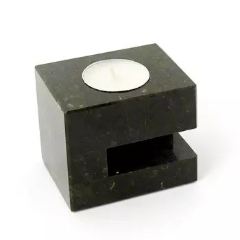 Подсвечник змеевик 7х6 см