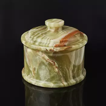 Посуда оникс мраморный (сахарница) 9,5х10 см