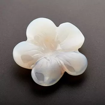 Пуговица агат серый 2,5 см