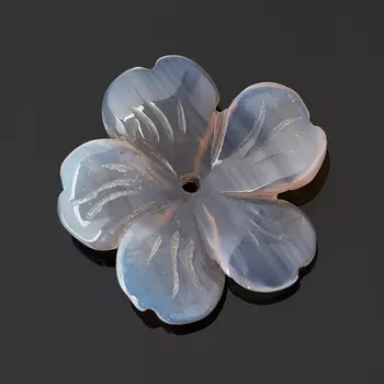 Пуговица агат серый 3 см