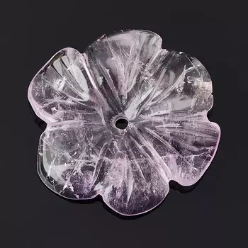 Пуговица цветок аметист 3-3,5 см