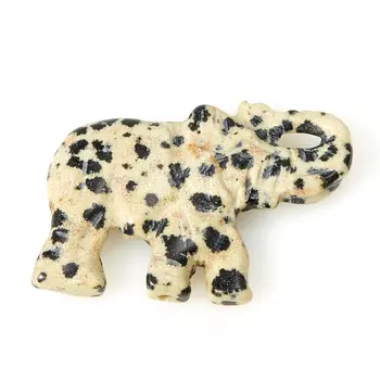 Пуговица яшма далматиновая 3,5 см