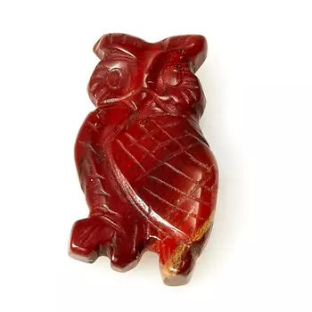 Пуговица яшма красная 2,5 см