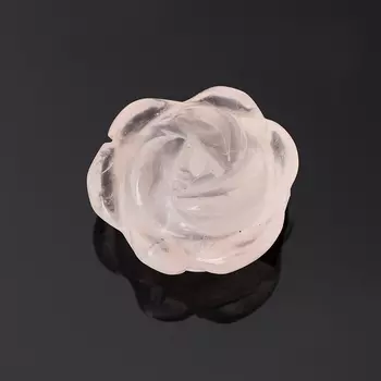 Пуговица роза розовый кварц 1,5 см