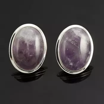 Серьги аметист (серебро 925 пр.)
