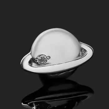 Серьги бриллиант (серебро 925 пр. родир. бел.) пуссеты огранка (1 шт)