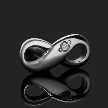 Серьги бриллиант (серебро 925 пр. родир. бел.) пуссеты огранка (1 шт)