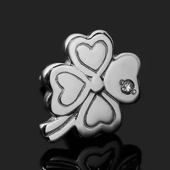 Серьги бриллиант (серебро 925 пр. родир. бел.) пуссеты огранка (1 шт)