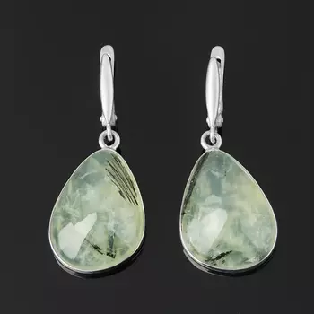 Серьги пренит (серебро 925 пр.)