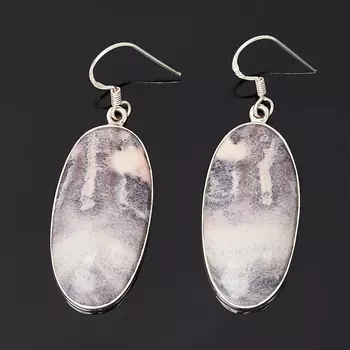 Серьги яшма мраморная (серебро 925 пр.)