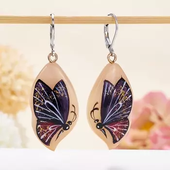 Серьги селенит