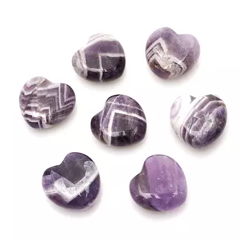 Сердечко аметист 3-3,5 см