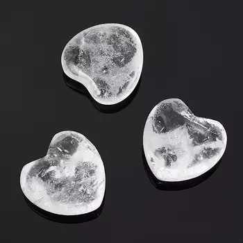 Сердечко горный хрусталь 2,5 см