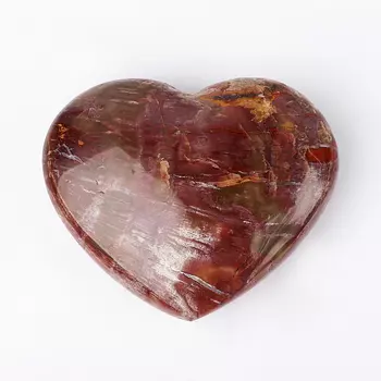 Сердечко окаменелое дерево 9 см