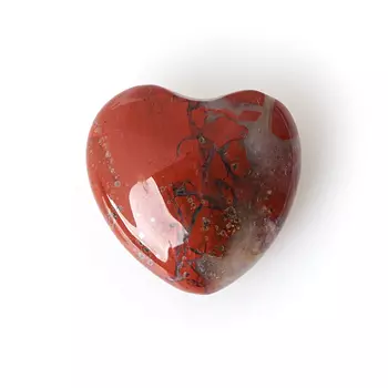 Сердечко яшма красная 2,5 см