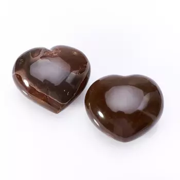 Сердечко яшма пестроцветная (6 см) 1 шт