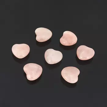 Сердечко розовый кварц 2,5 см