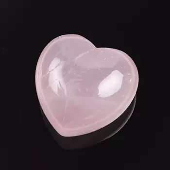 Сердечко розовый кварц 3 см