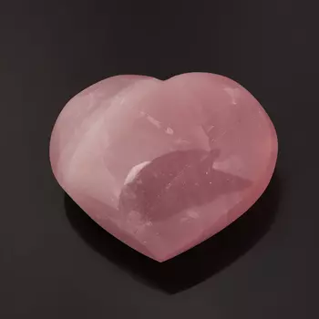 Сердечко розовый кварц 7,5 см