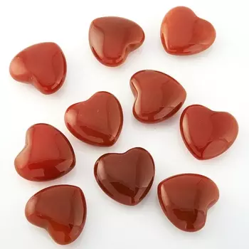 Сердечко сердолик 2,5 см