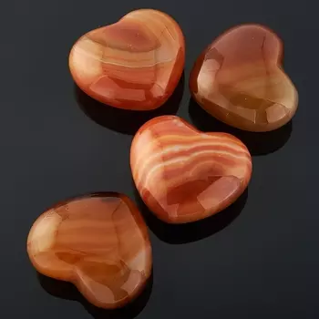 Сердечко сердолик 4 см