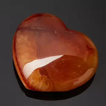 Сердечко сердолик 8 см