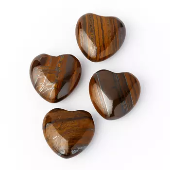 Сердечко тигровый глаз 2,5 см