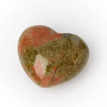 Сердечко унакит 3 см