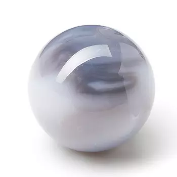 Шар агат серый 6 см