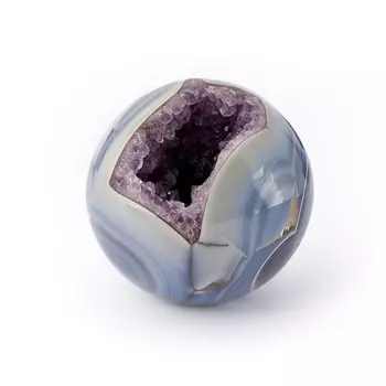 Шар микс агат, аметист 10 см