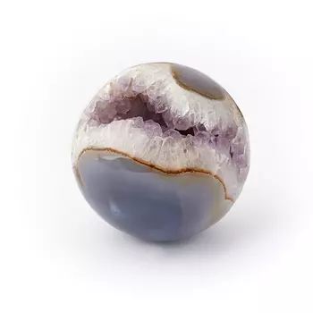 Шар микс агат, аметист 8 см