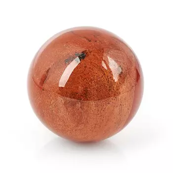 Шар яшма красная 4 см