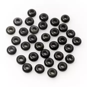 Шарм обсидиан черный большой