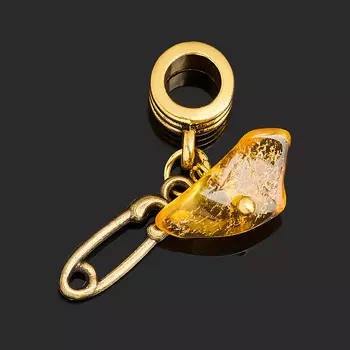 Шарм янтарь большой