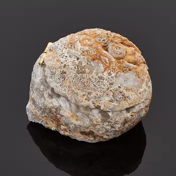 Шкатулка агат серый 8х6х5 см