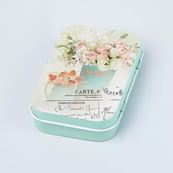 Шкатулка для хранения камней / украшений 10х6,5х2 см