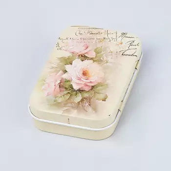 Шкатулка для хранения камней / украшений 10х6,5х2 см