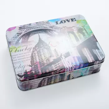 Шкатулка для хранения камней / украшений 175х130х50 мм