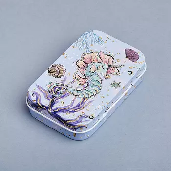 Шкатулка для хранения камней / украшений 9,5х6х2 см