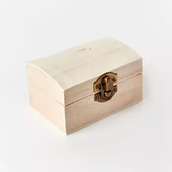 Шкатулка для хранения камней/украшений (бежевый) 95х65х50 мм