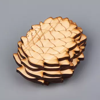 Шкатулка для хранения камней / украшений (дерево) 10х7,5х3,5 см