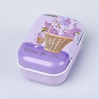 Шкатулка для хранения камней / украшений (фиолетовый) 5,5х4х2,5 см