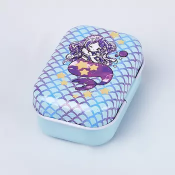 Шкатулка для хранения камней / украшений (голубой) 5,5х4х2,5 см