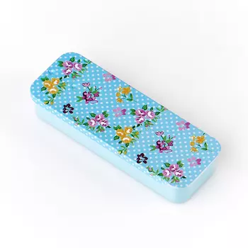 Шкатулка для хранения камней / украшений (голубой) 95х35х15 мм