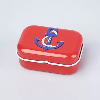 Шкатулка для хранения камней / украшений (красный) 5,5х4х2,5 см