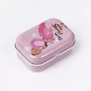 Шкатулка для хранения камней / украшений (розовый) 5,5х4х2,5 см