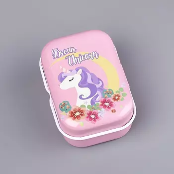 Шкатулка для хранения камней / украшений (розовый) 5,5х4х2,5 см